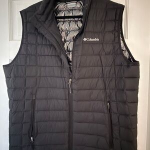 Columbia Men's Charcoal Quilted Vest